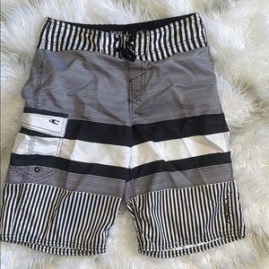 Black and White O’NEIL Swim Shorts